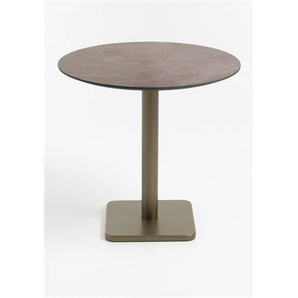 Coco Maison Brest bistrotafel stone rust D80cm Goud